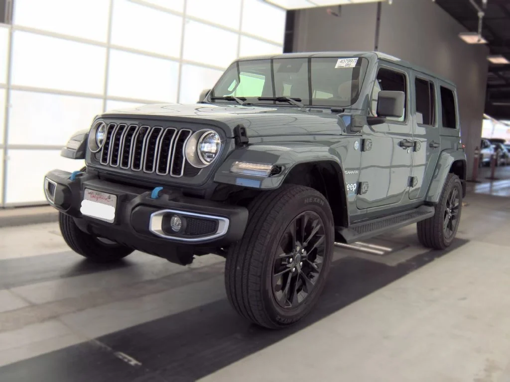 Used 2024 Gray Jeep Sahara 4xe image 1