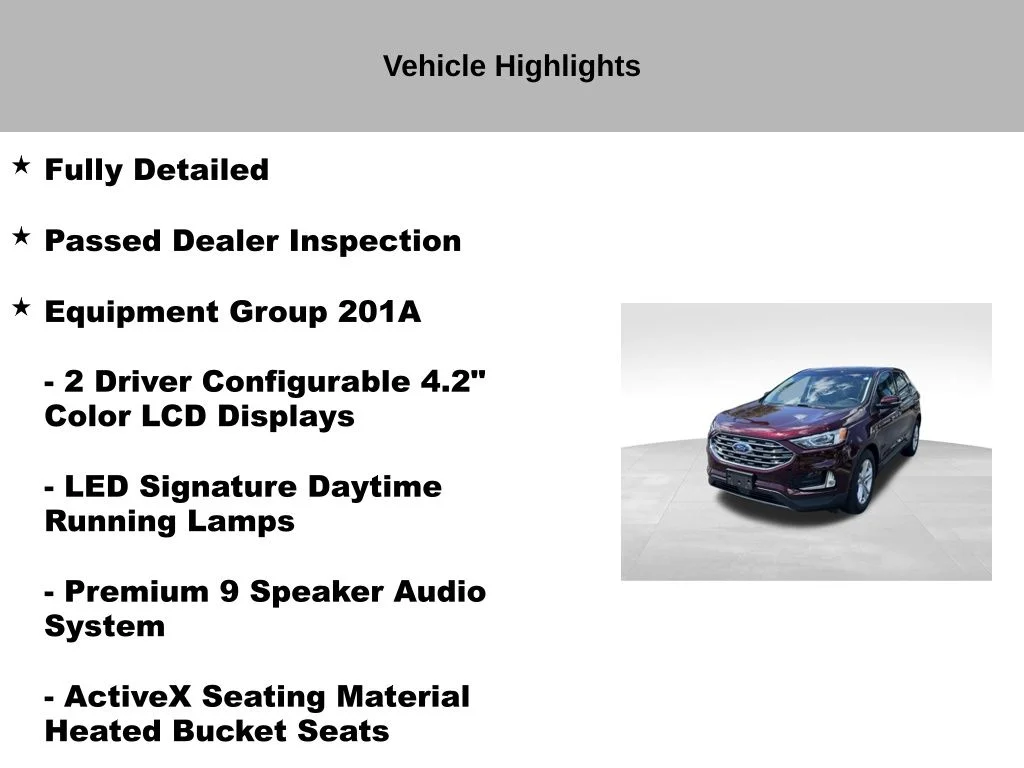 Used 2019 Red Ford SEL image 13