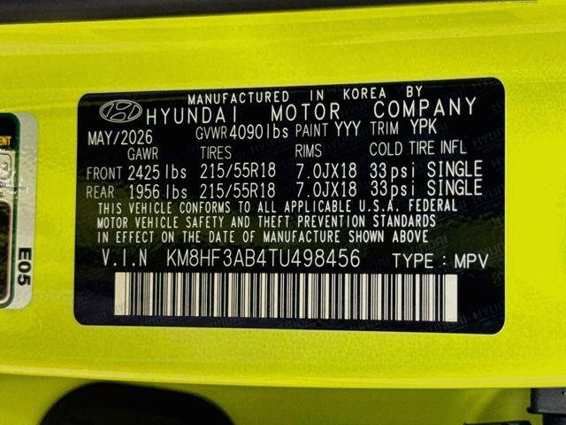 New 2026 Yellow Hyundai SEL Sport FWD image 46