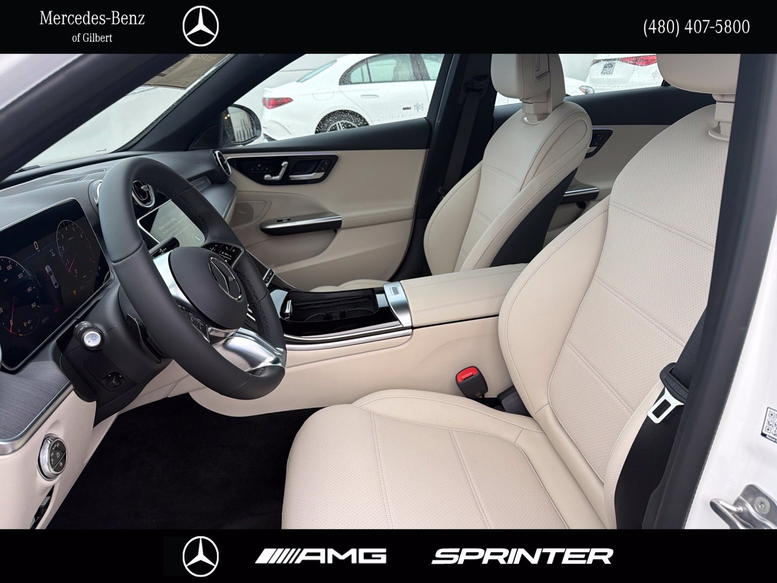 New 2026 Polar White Mercedes-Benz C 300 image 9