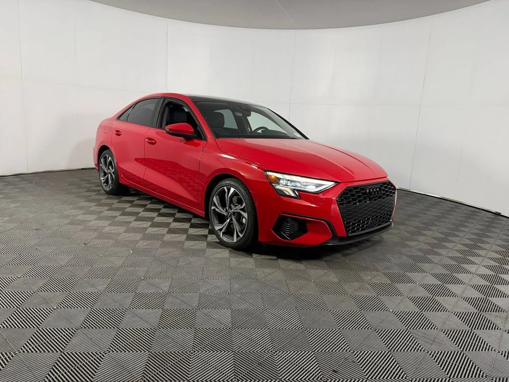 Certified Used 2022 Red Audi 40 Premium Plus image 3