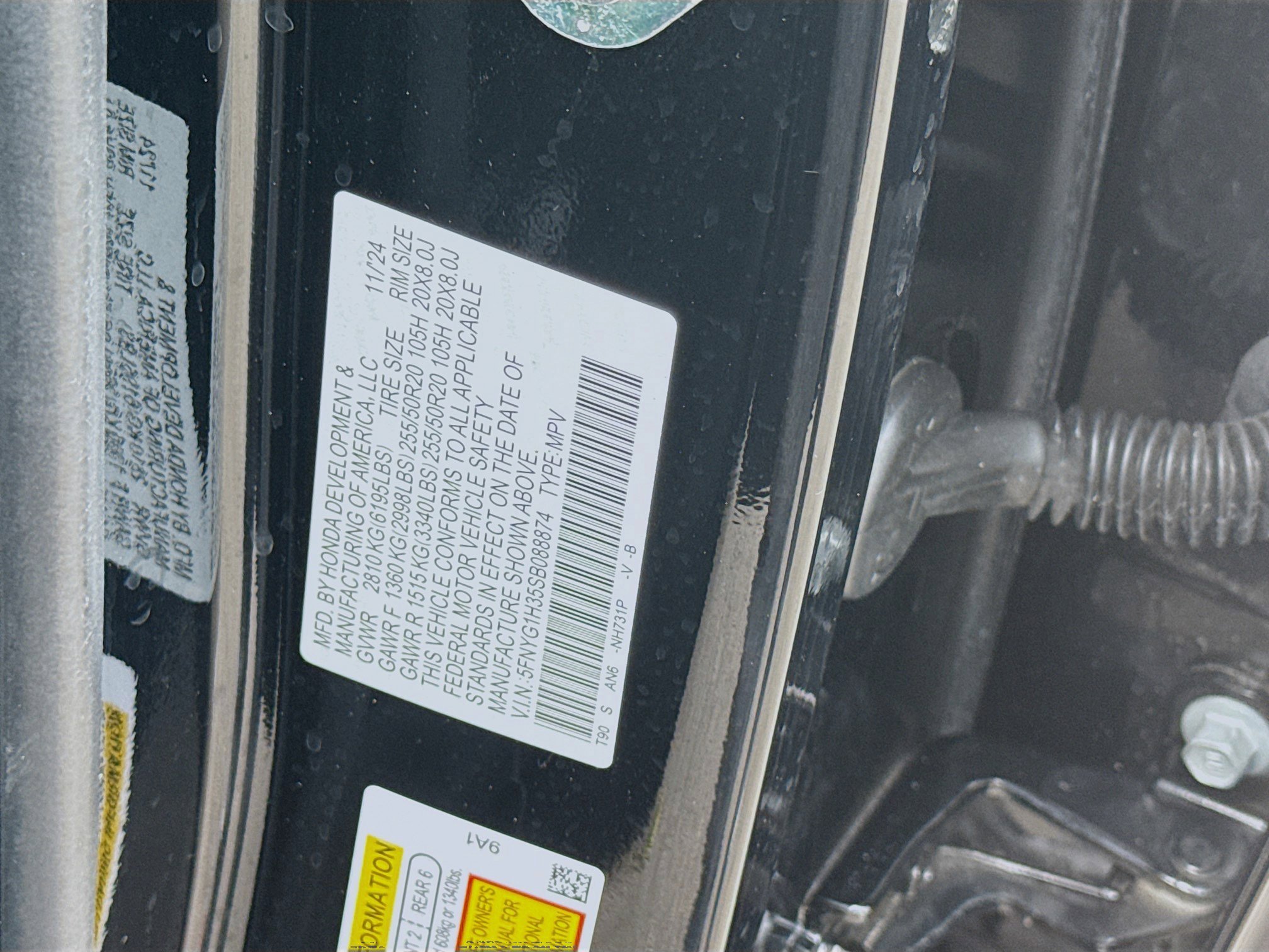 2025 Honda Pilot Sport - Photo 37
