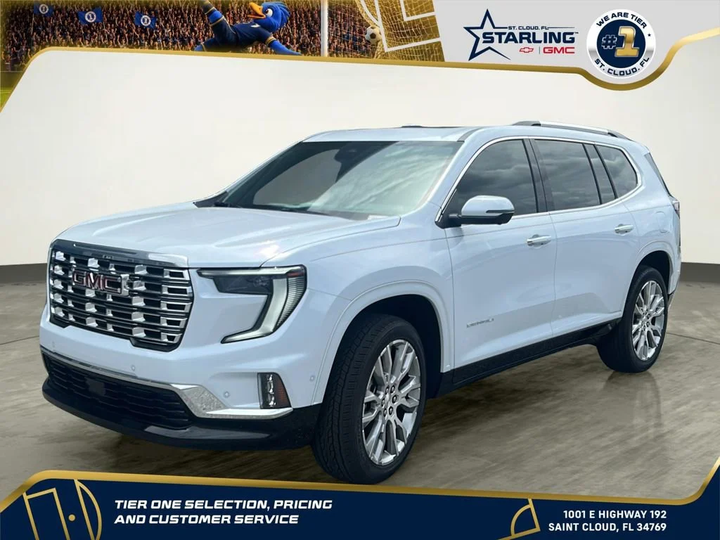 New 2026 Glacier White Tricoat GMC Denali image 1