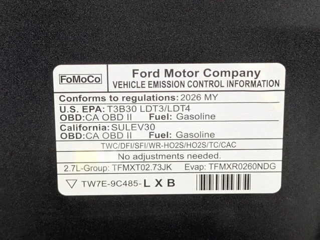 New 2026 Carbonized Gray Metallic Ford STX® image 54
