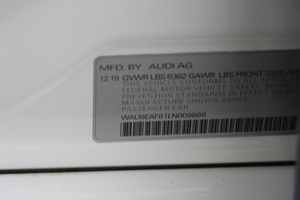Used 2020 Glacier White Audi L 60 image 24