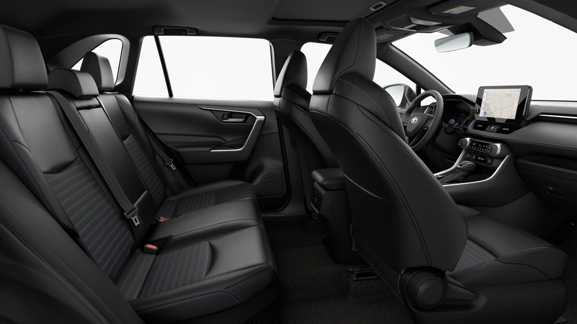 New 2025 Wind Chill Pearl/Midnight Black Metallic roof Toyota Hybrid XSE image 8