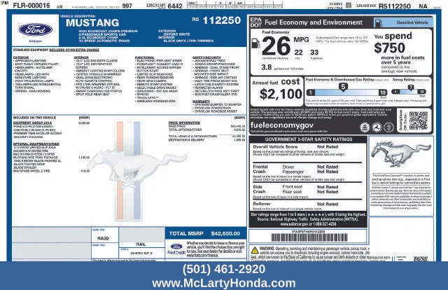 Used 2024 White Ford EcoBoost Premium image 11