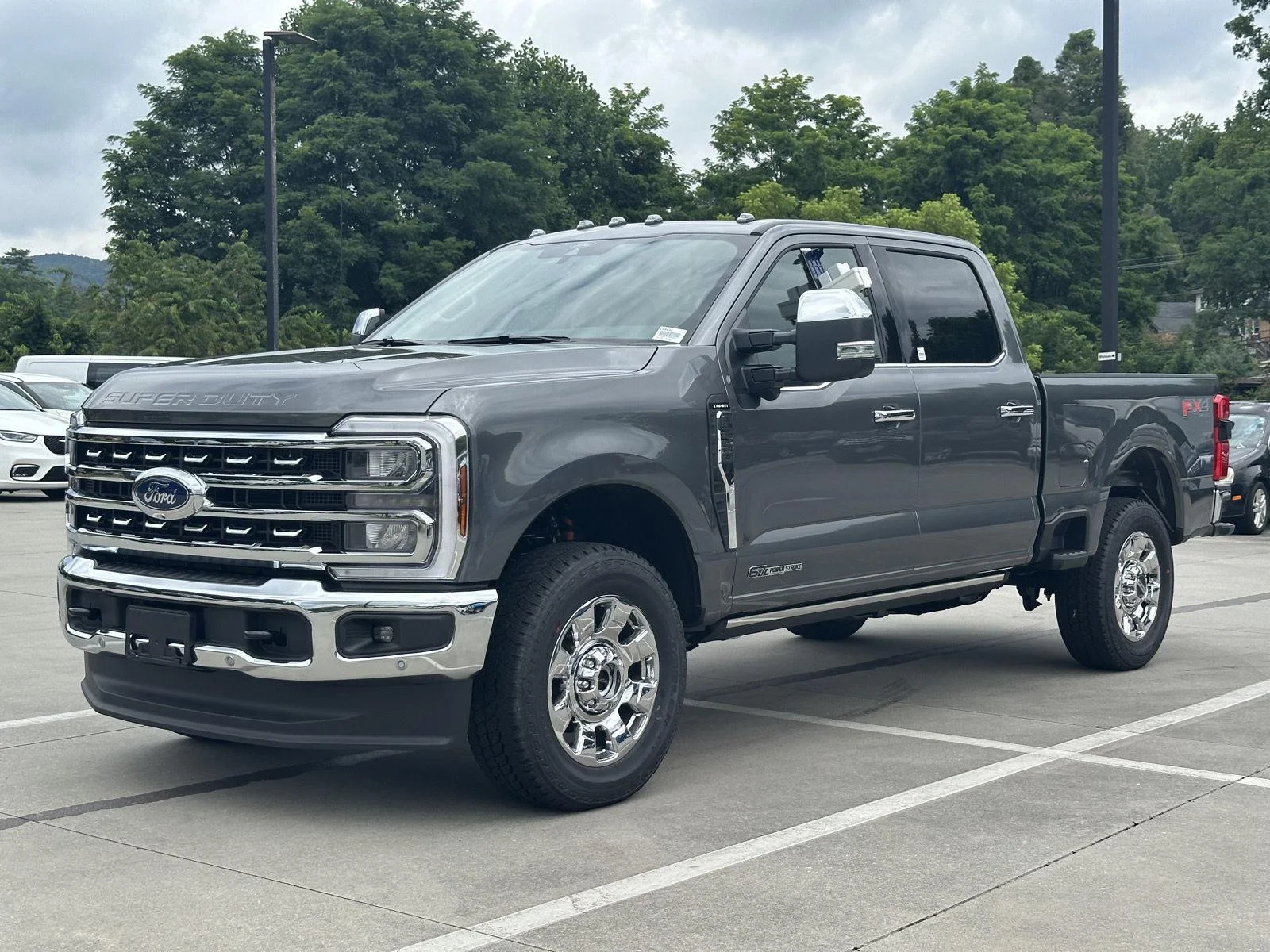 New 2026 Carbonized Gray Metallic Ford LARIAT image 3