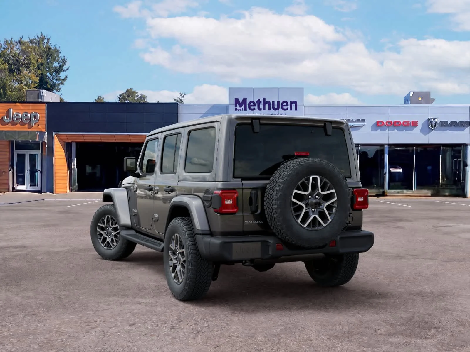 New 2027 Granite Crystal Metallic Clearcoat Jeep Sahara image 3