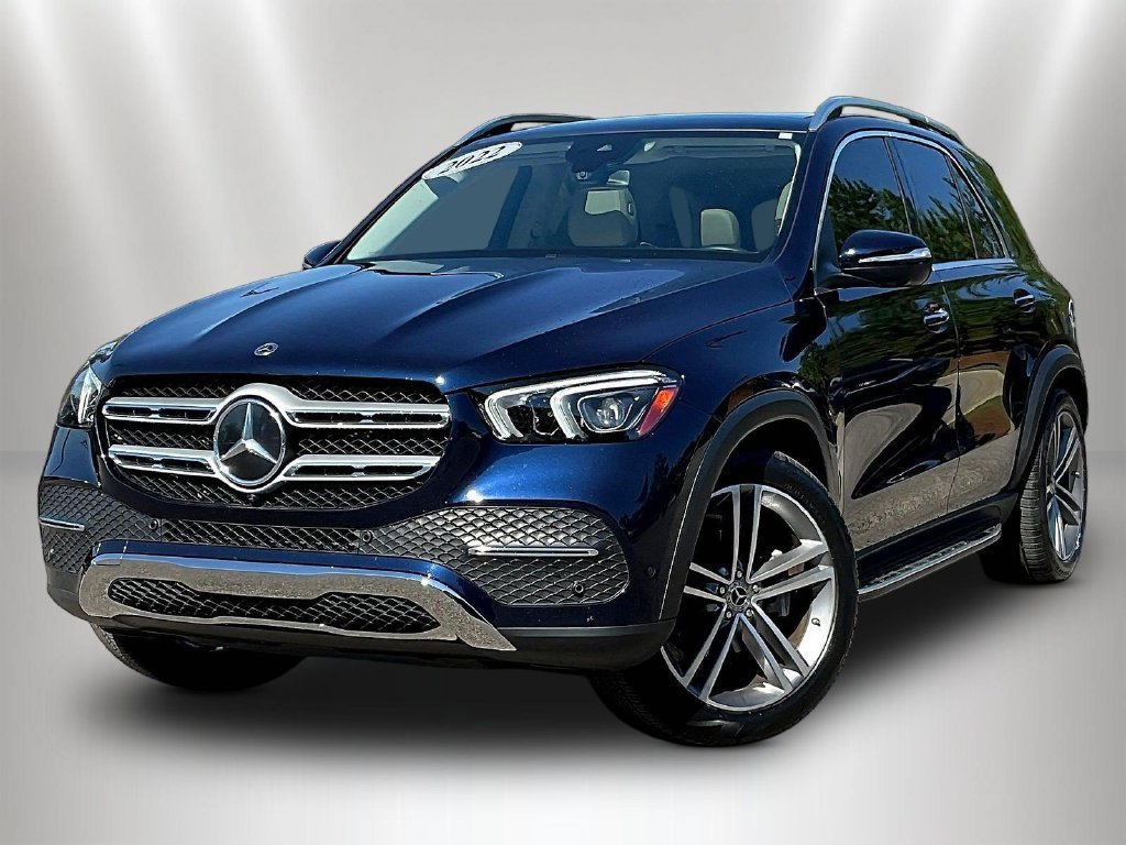 Certified Used 2022 Lunar Blue Metallic Mercedes-Benz GLE 350 image 3