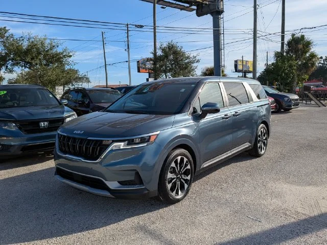 Used 2024 Blue Kia EX image 2