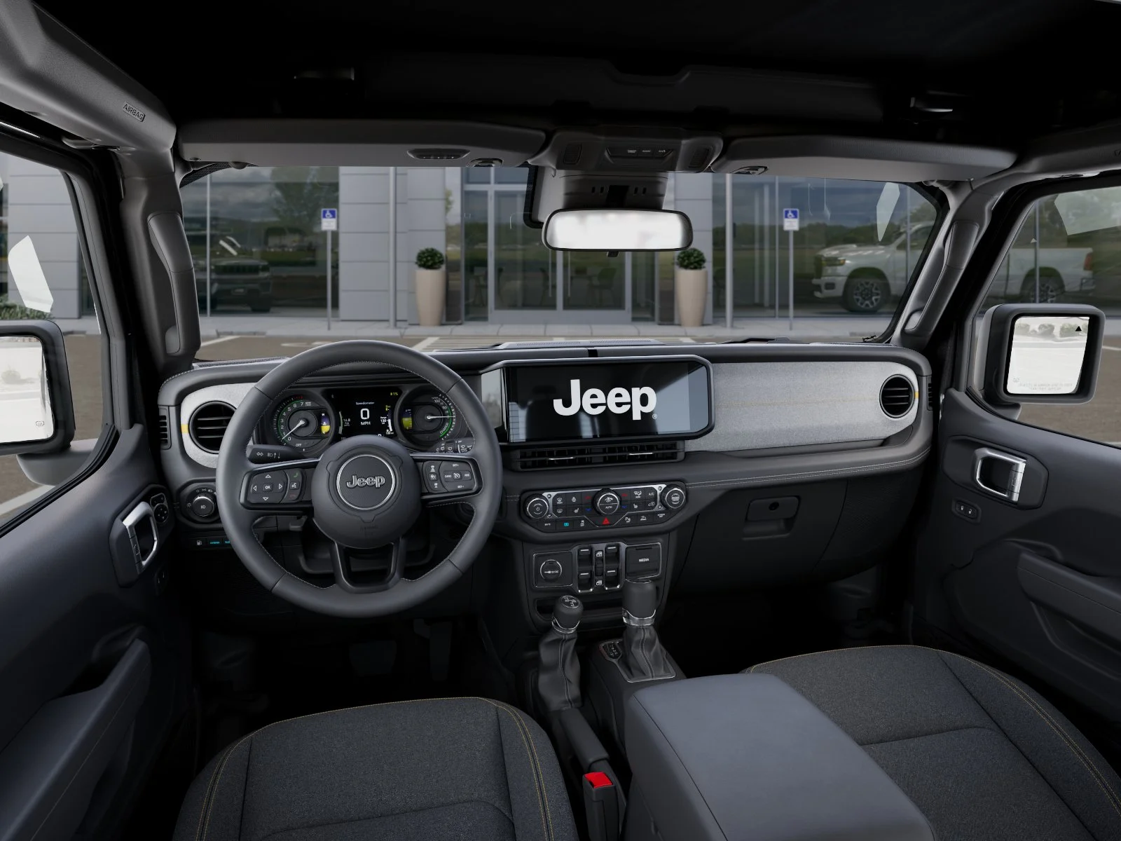 New 2025 Granite Crystal Metallic Clearcoat Jeep Sport S 4xe image 35