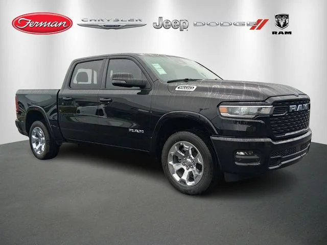 New 2026 Diamond Black Crystal Pearl-Coat Exterior Paint RAM Big Horn/Lone Star image 1