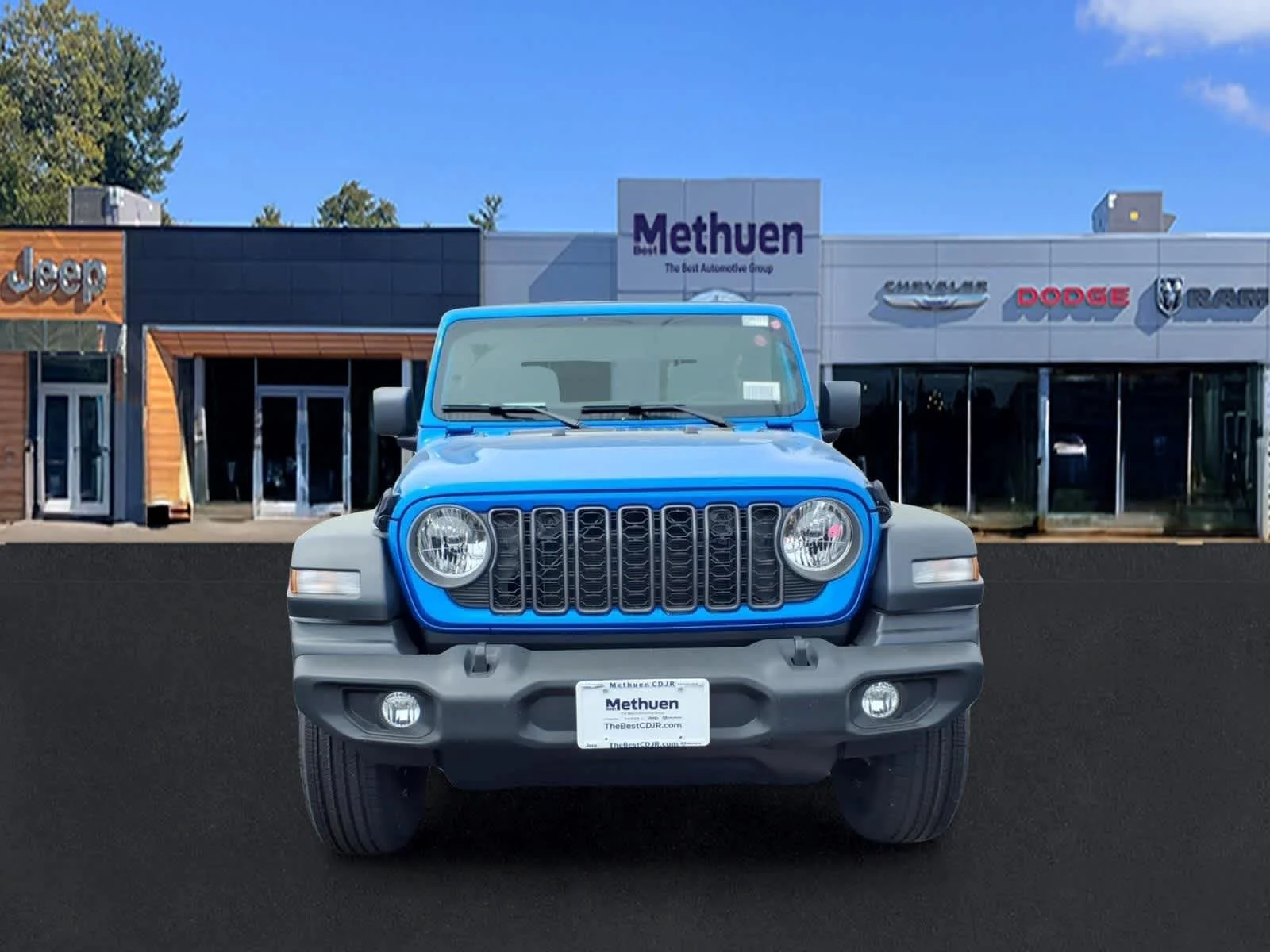 New 2026 Hydro Blue Pearlcoat Jeep Sport image 2