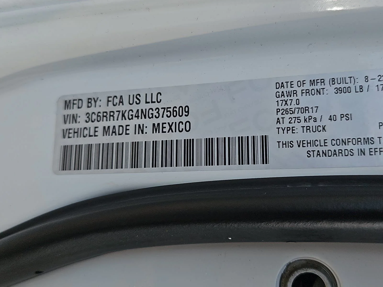 Used 2022 White Ram Tradesman image 26