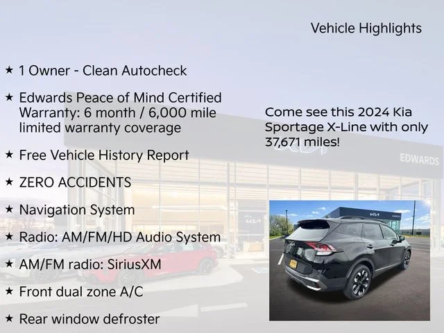 Used 2024 Black Kia X-Line image 11