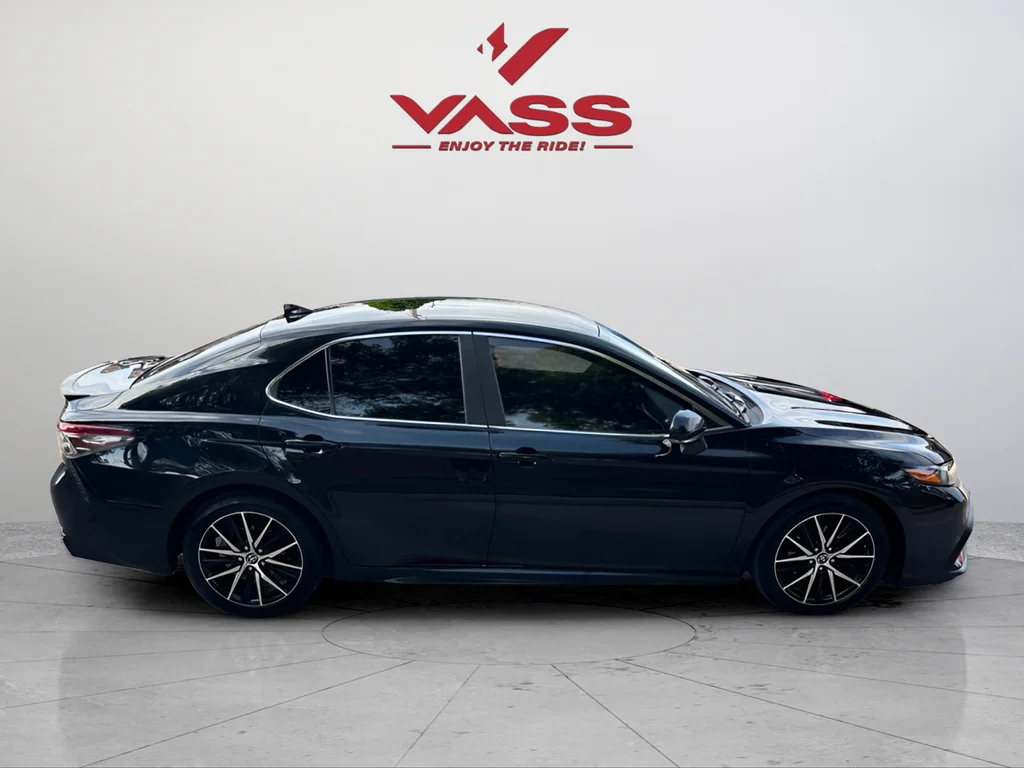 Used 2023 Midnight Black Metallic Toyota SE image 6