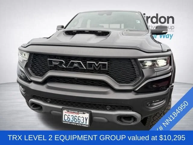 Used 2022 Diamond Black Crystal Pearlcoat Ram TRX image 2