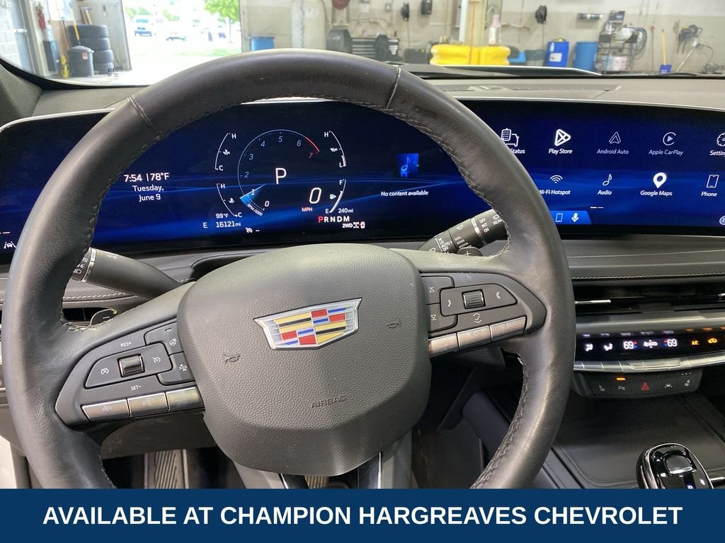 Used 2024 Crystal White Cadillac Premium Luxury image 15