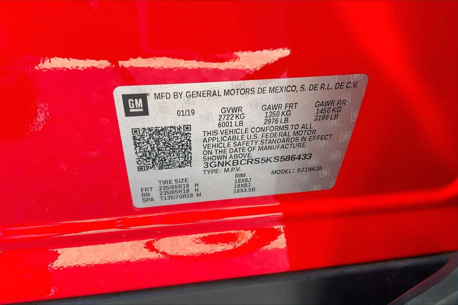 Used 2019 Red Hot Chevrolet  image 37