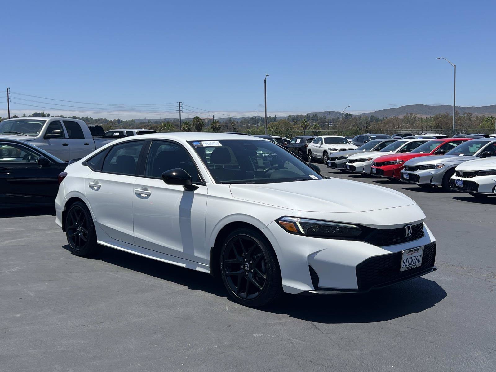 Certified Used 2025 Platinum White Pearl Honda Sport image 54