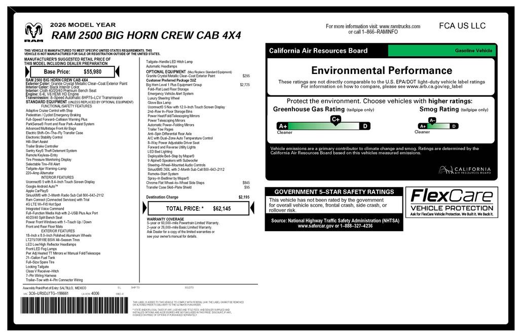 Certified Used 2026 Gray Ram Big Horn image 4