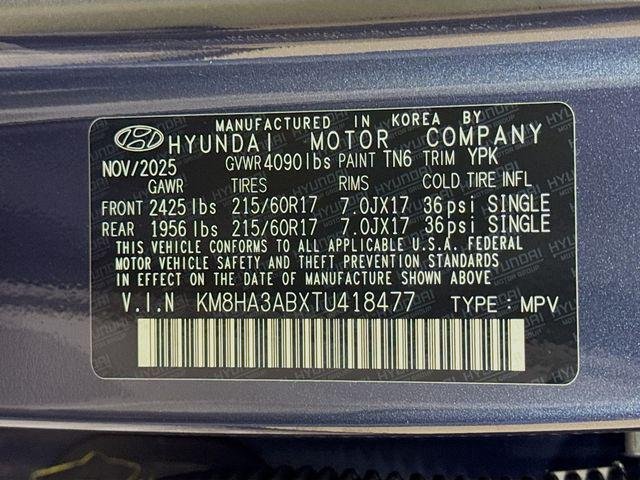 New 2026 Blue Hyundai SE FWD image 42
