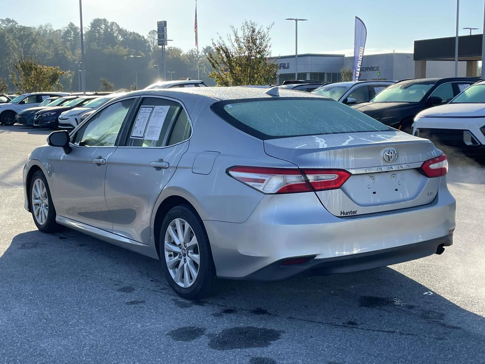 Used 2020 Celestial Silver Metallic Toyota LE image 25