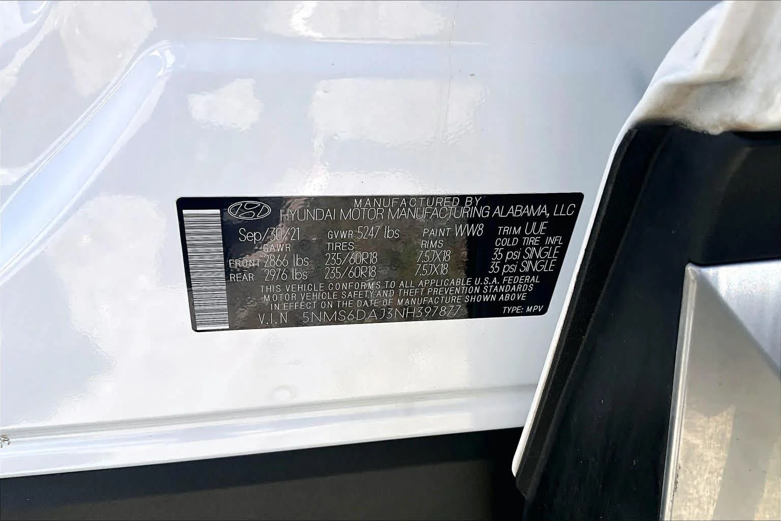 Used 2022 Quartz White Hyundai SEL image 34