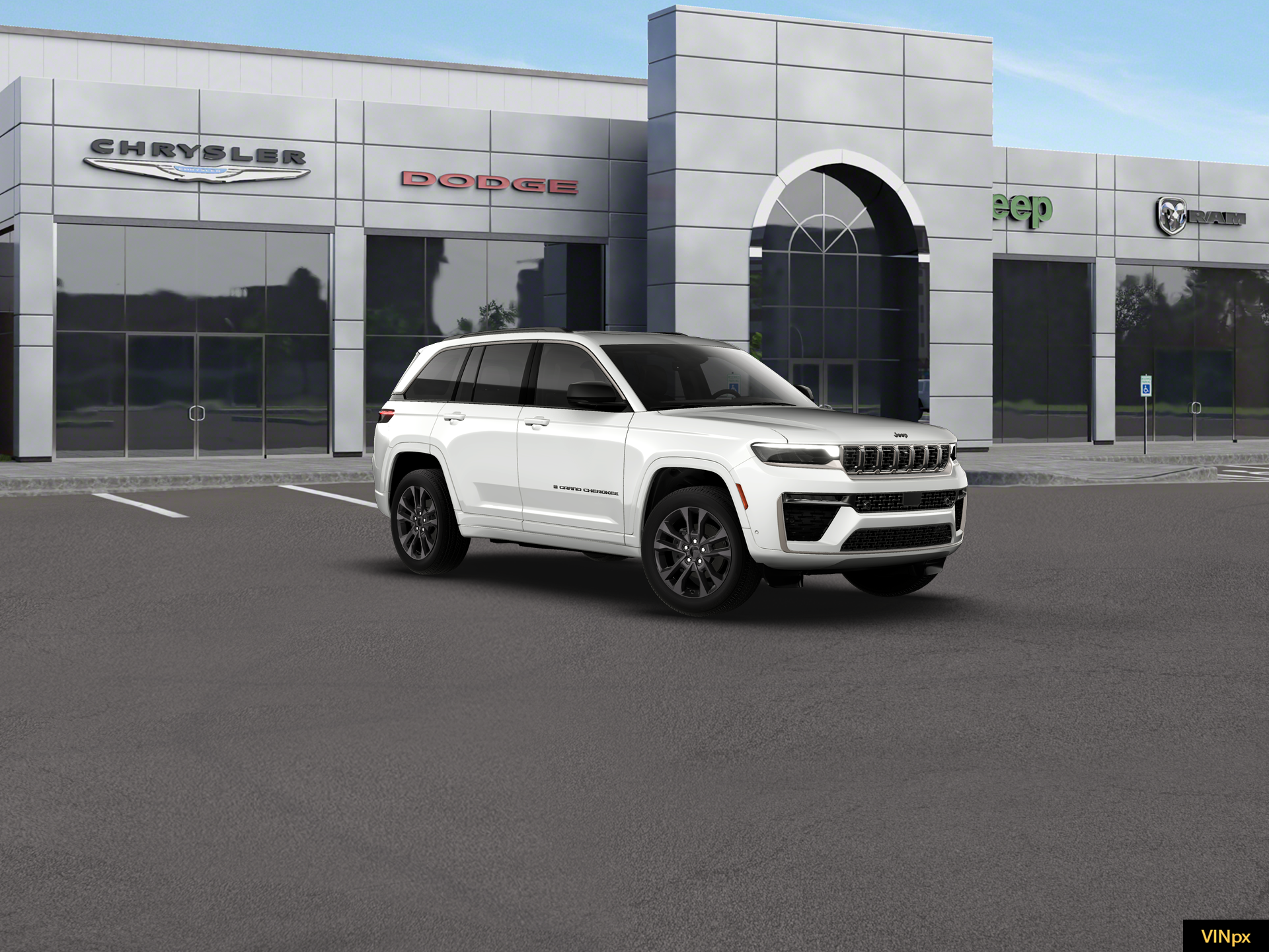 New 2026 Bright White Clear-Coat Exterior Paint Jeep Limited Reserve image 23