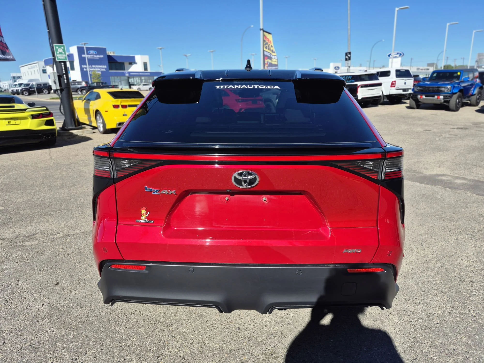Used 2023 Supersonic Red w/Black Roof Toyota XLE AWD*Full EV | Cooled Leather | Dual Sunroof | Htd Wheel | Remote Climate | Adaptive Cruise | JBL image 14