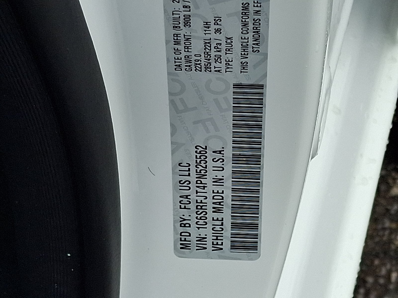 Certified Used 2023 Bright White Clearcoat - PW7 Ram Laramie Crew Cab 4x4 5