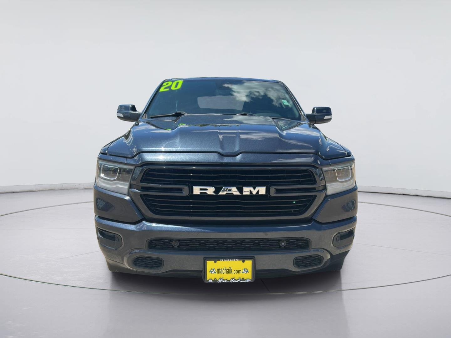 Used 2020 Diamond Black Crystal Pearlcoat Ram Laramie image 2