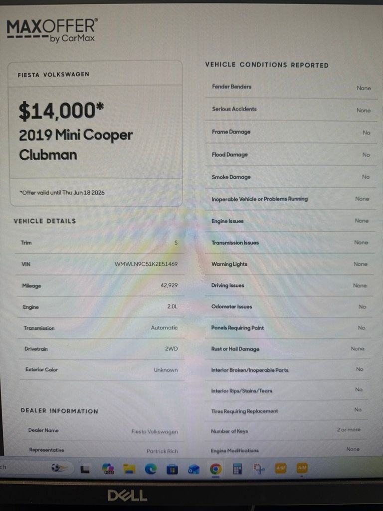 Used 2019 White MINI Classic image 15