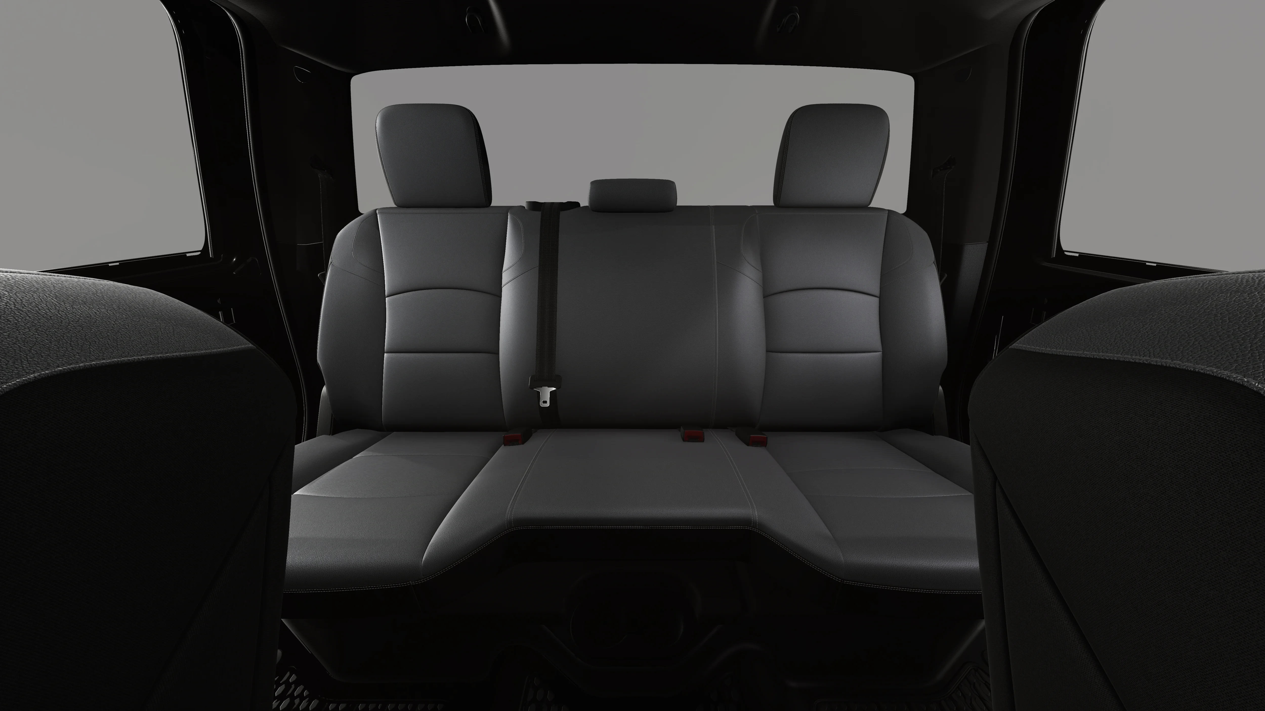 New 2026 Diamond Black Crystal Pearl-Coat Exterior Paint RAM TRADESMAN image 15