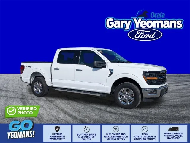 Certified Used 2025 Oxford White Ford XLT image 1