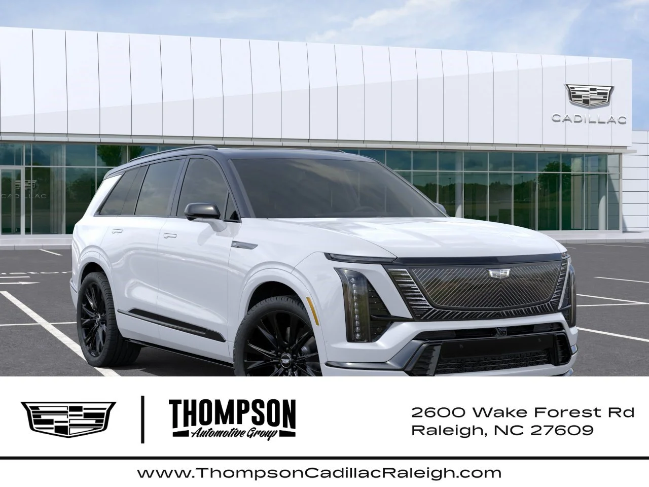 New 2027 Vibrant White Tricoat Cadillac Platinum image 7