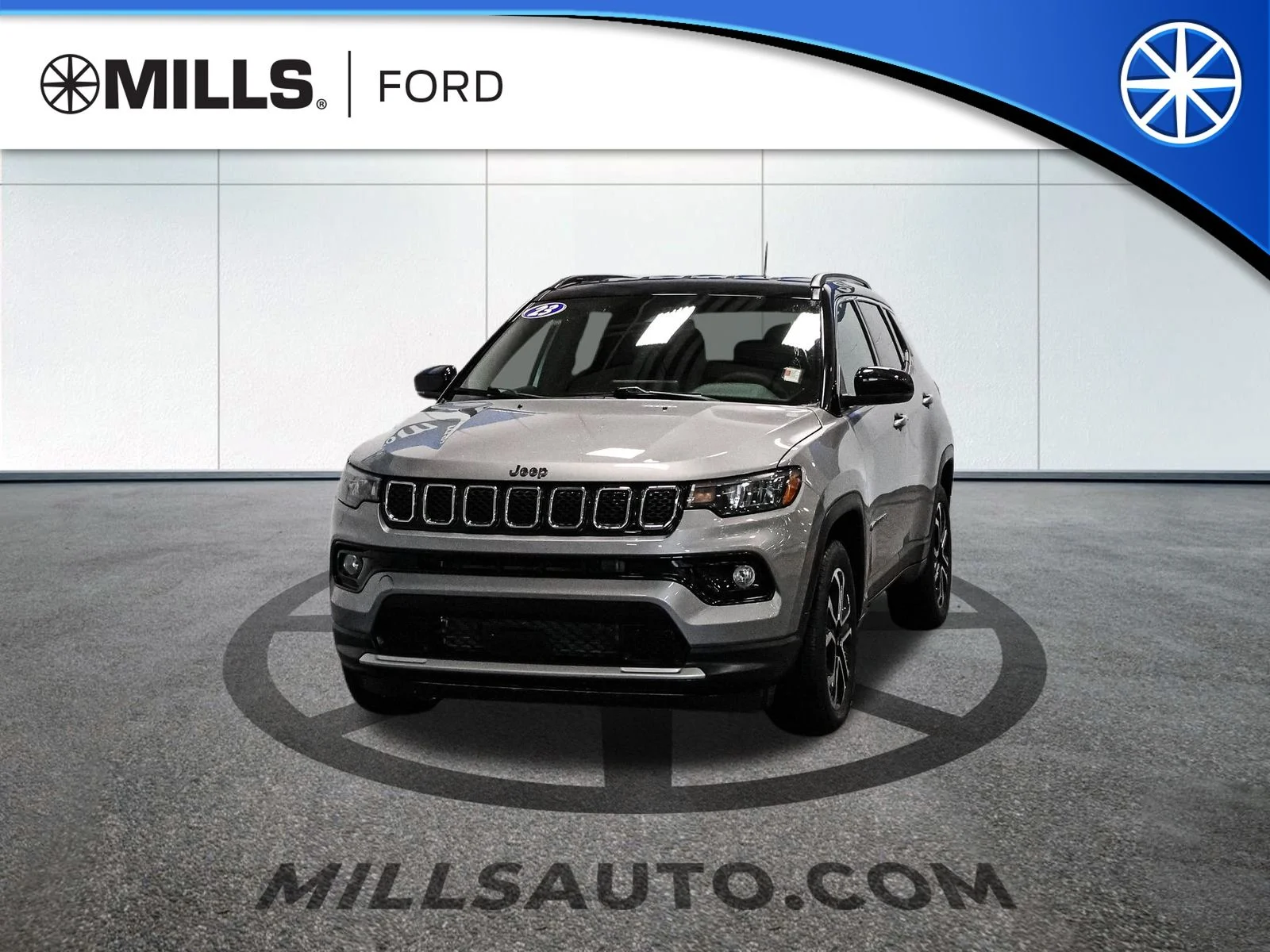 Certified Used 2023 Silver Jeep Limited image 1