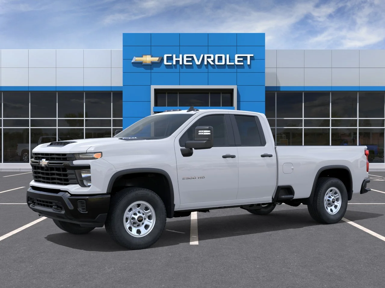 New 2026 White Chevrolet Work Truck image 2