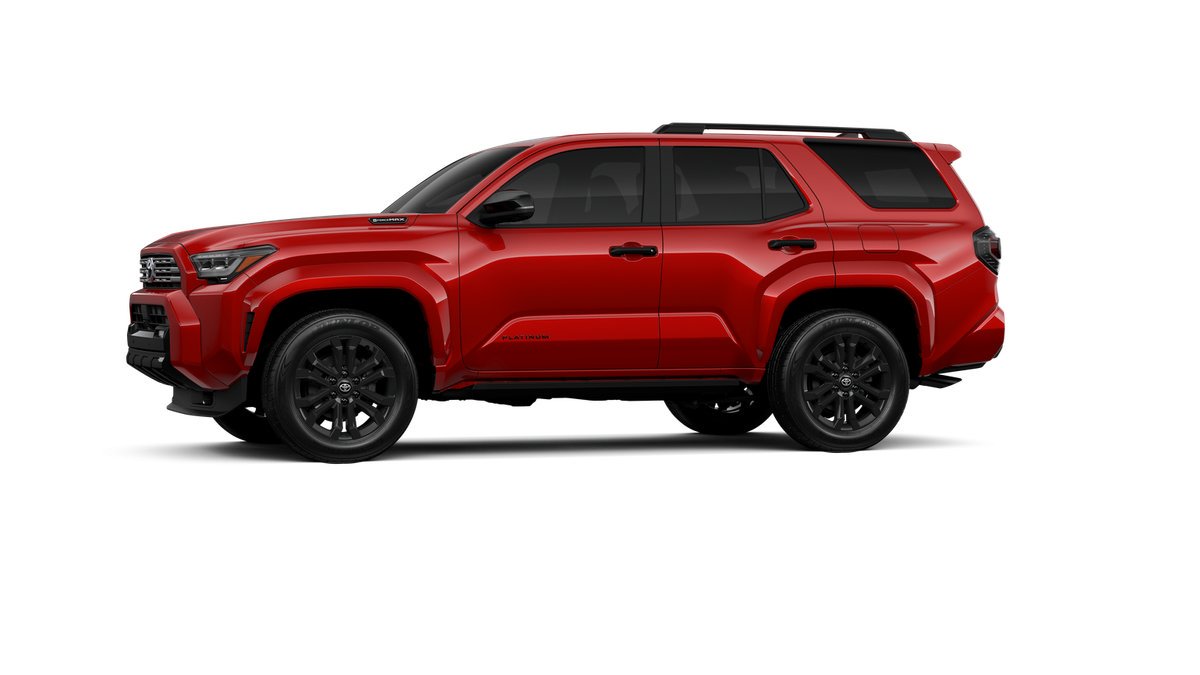 New 2026 Red Toyota Platinum image 3