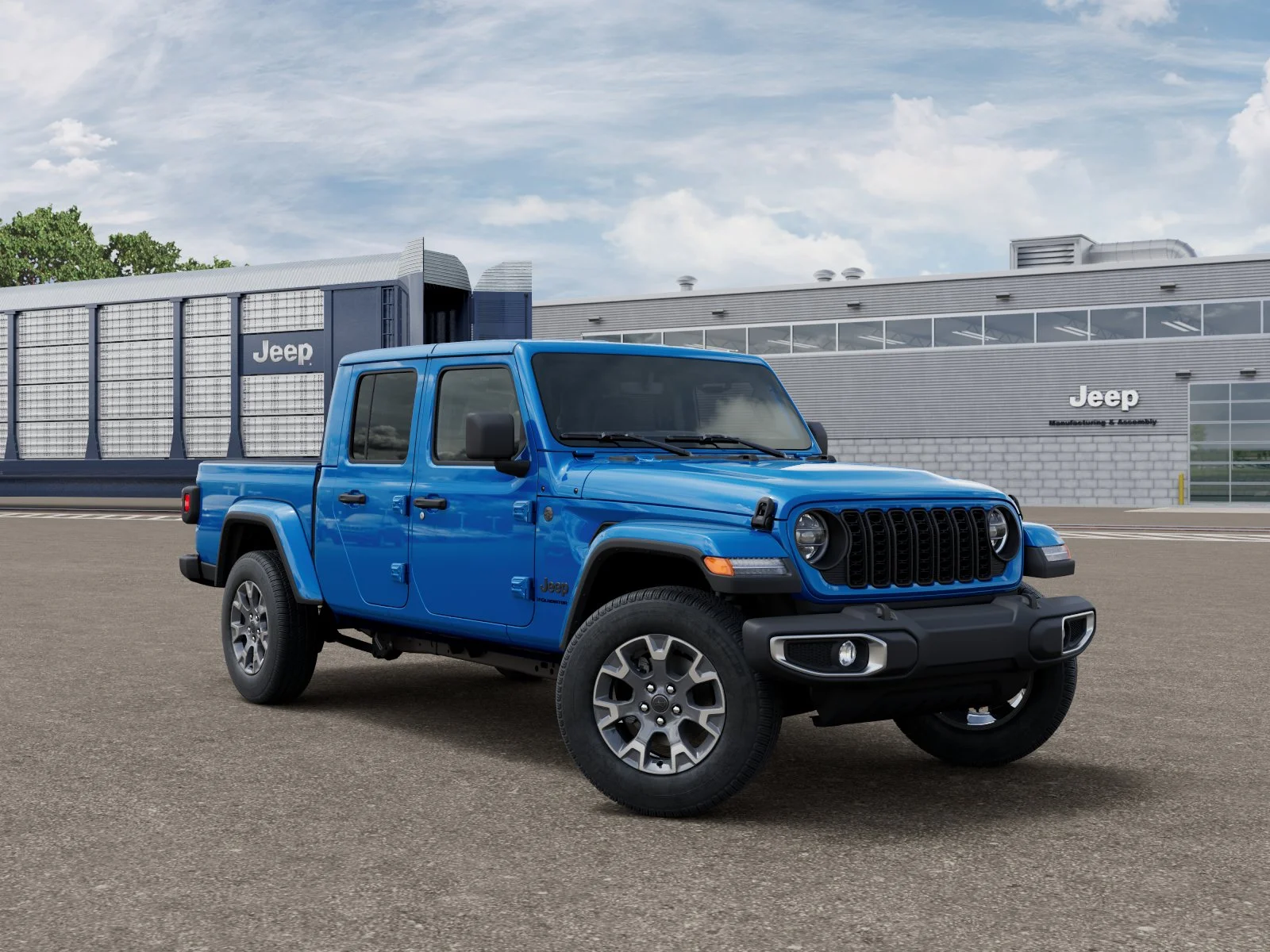 New 2026 Hydro Blue Pearl-Coat Exterior Paint Jeep Sahara image 14