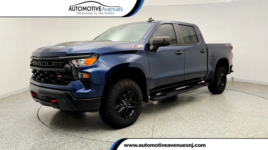 Used 2023 Northsky Blue Metallic Chevrolet 4WD Crew Cab 147