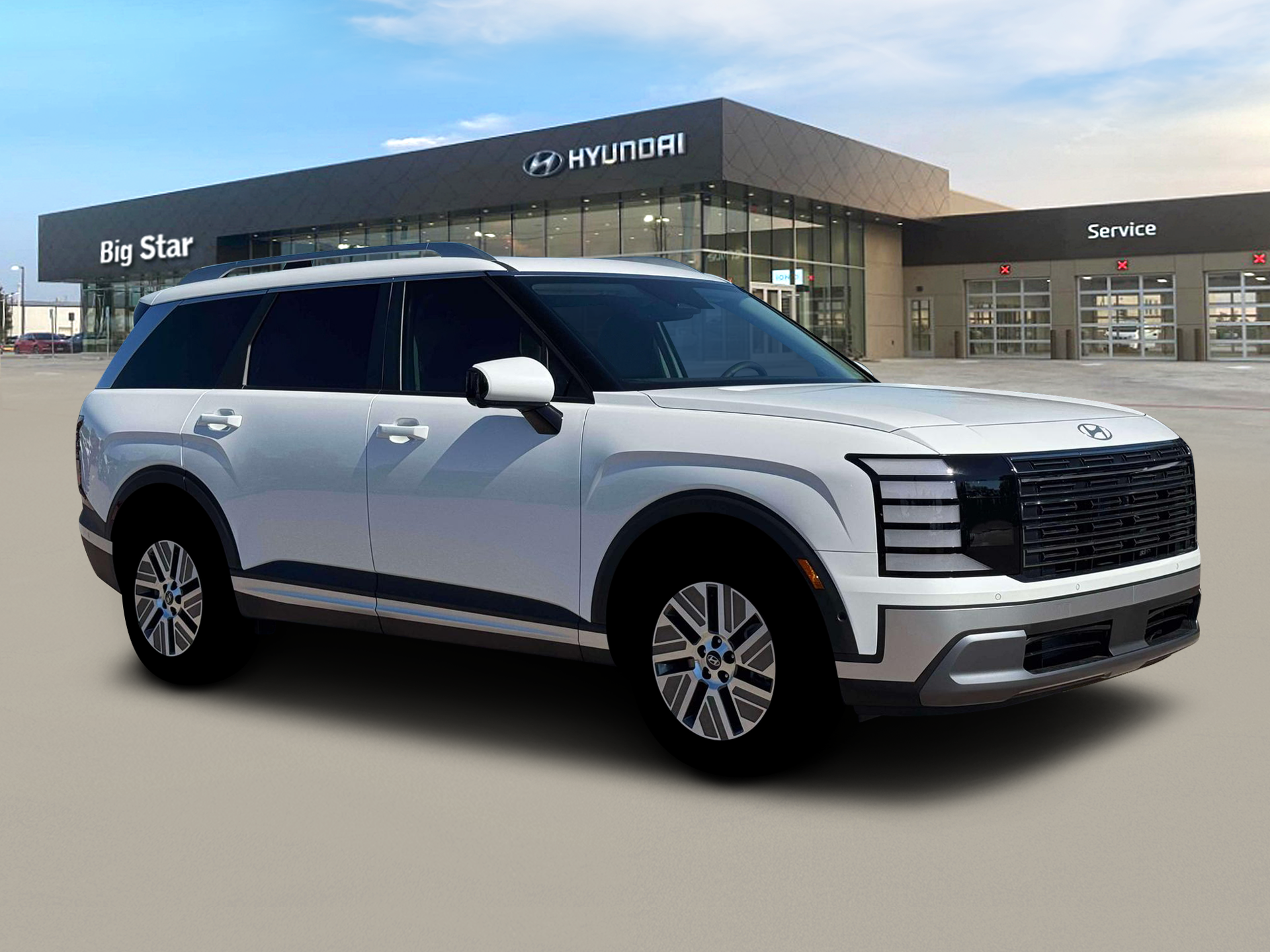 New 2026 Creamy White Pearl Hyundai Blue SEL Premium 7P image 27