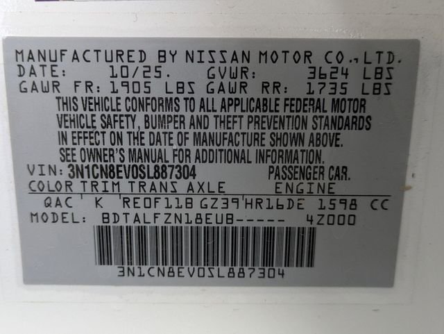 New 2025 Aspen White TriCoat Nissan SV image 28