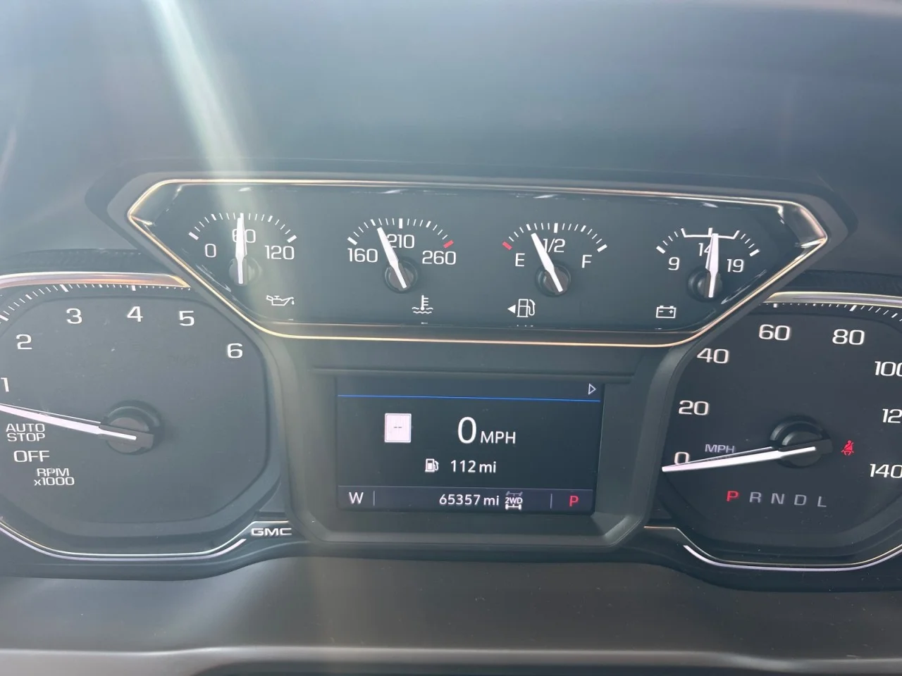 Used 2020 WHITE FROST TRICOAT GMC SLT image 12