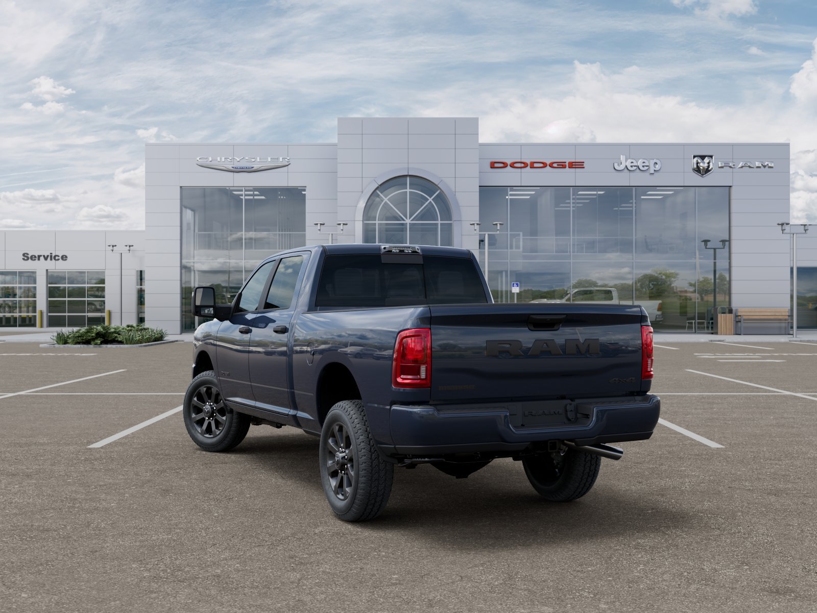 New 2026 Forged Blue Metallic Exterior Paint RAM Big Horn image 33