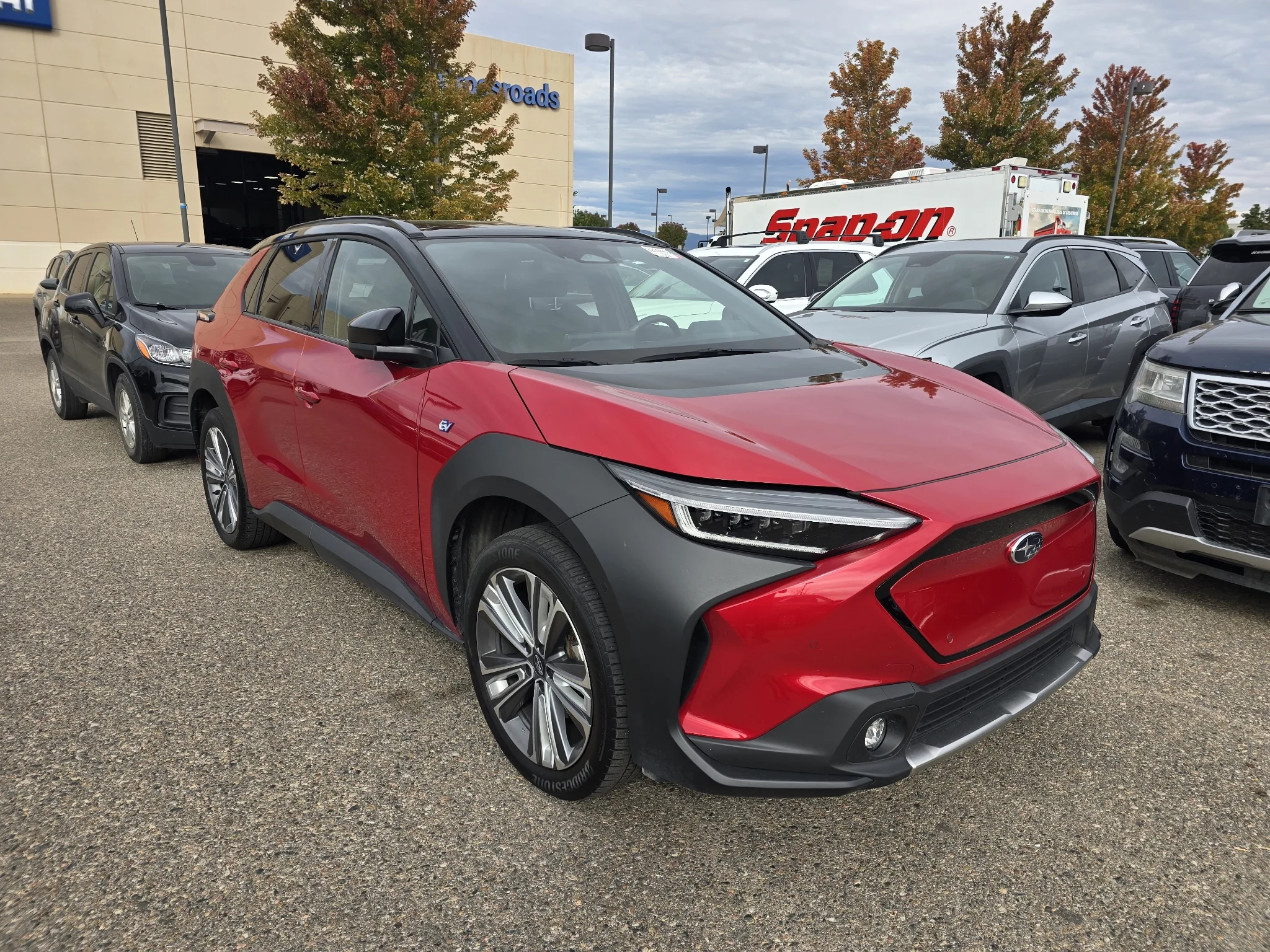Used 2023 Elemental Red Pearl 2-Tone Subaru Touring image 19