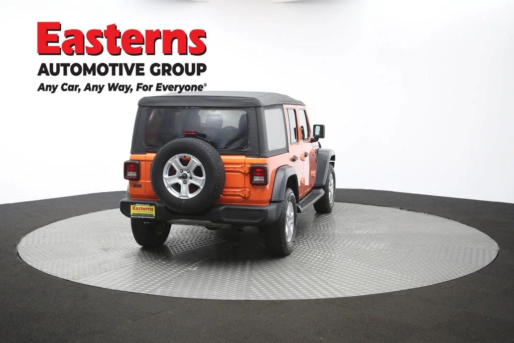 Used 2018 Orange Jeep Unlimited Sport S image 37