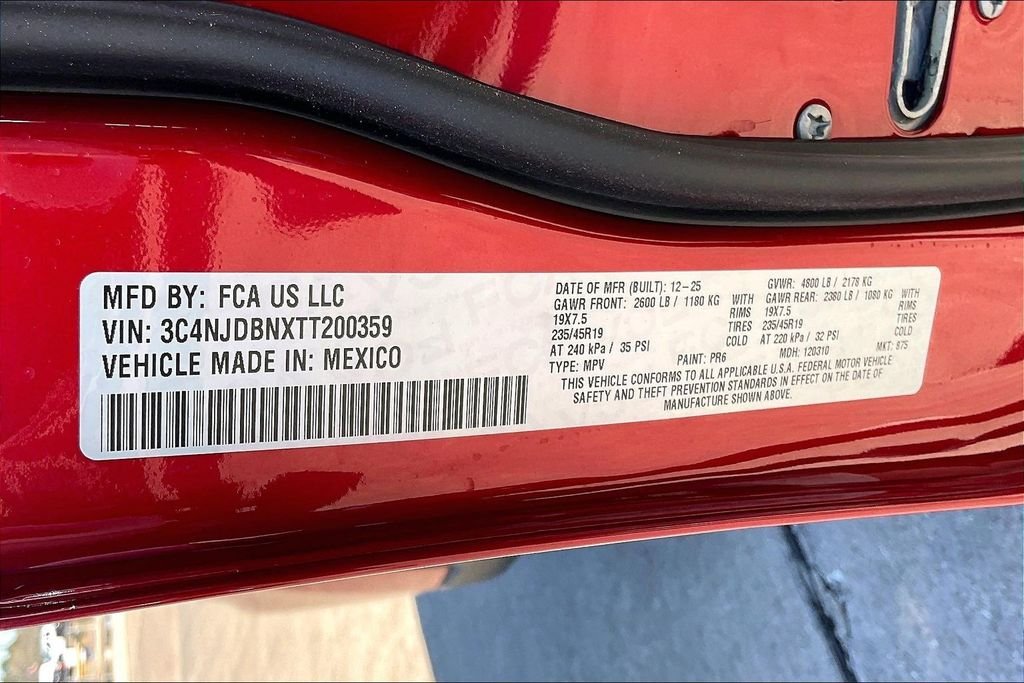 New 2026 Jeep Compass Latitude 4D Sport Utility