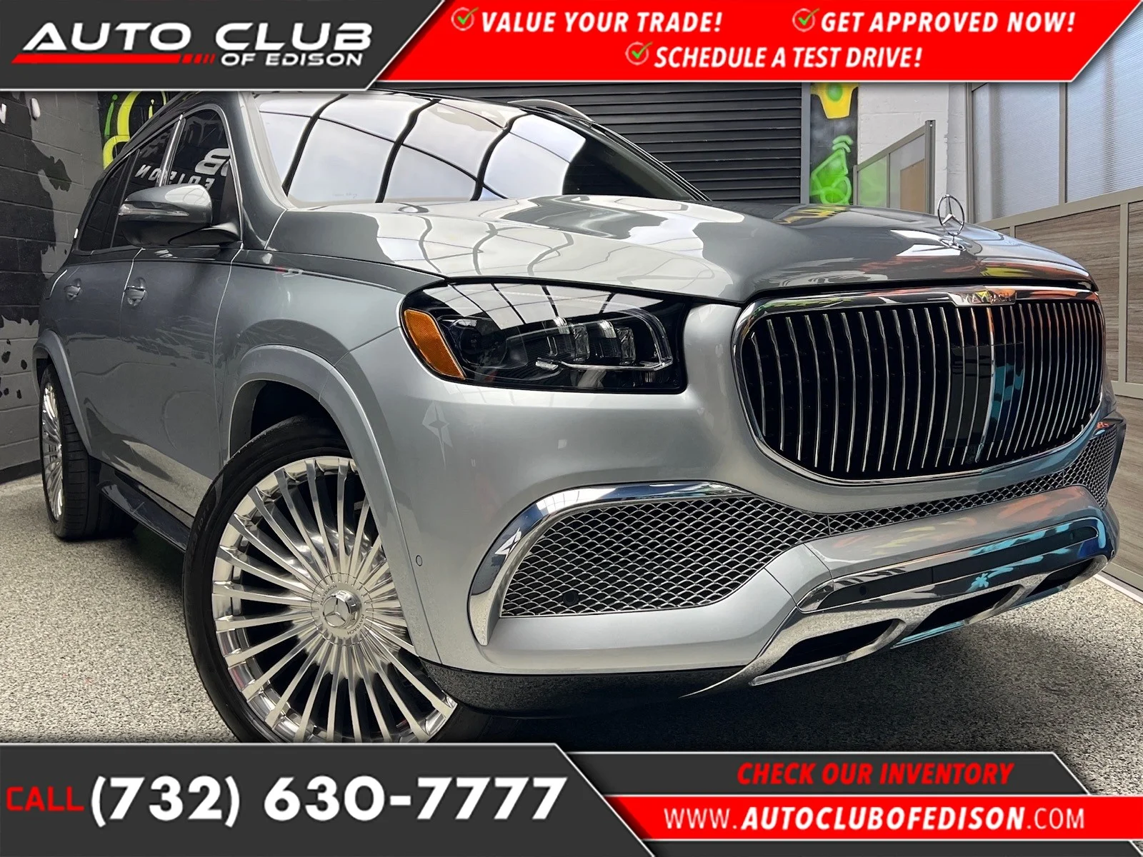 Used 2022 Cirrus Silver Metallic (922) Mercedes-Benz Mercedes-Maybach GLS 600 4MATIC® image 1